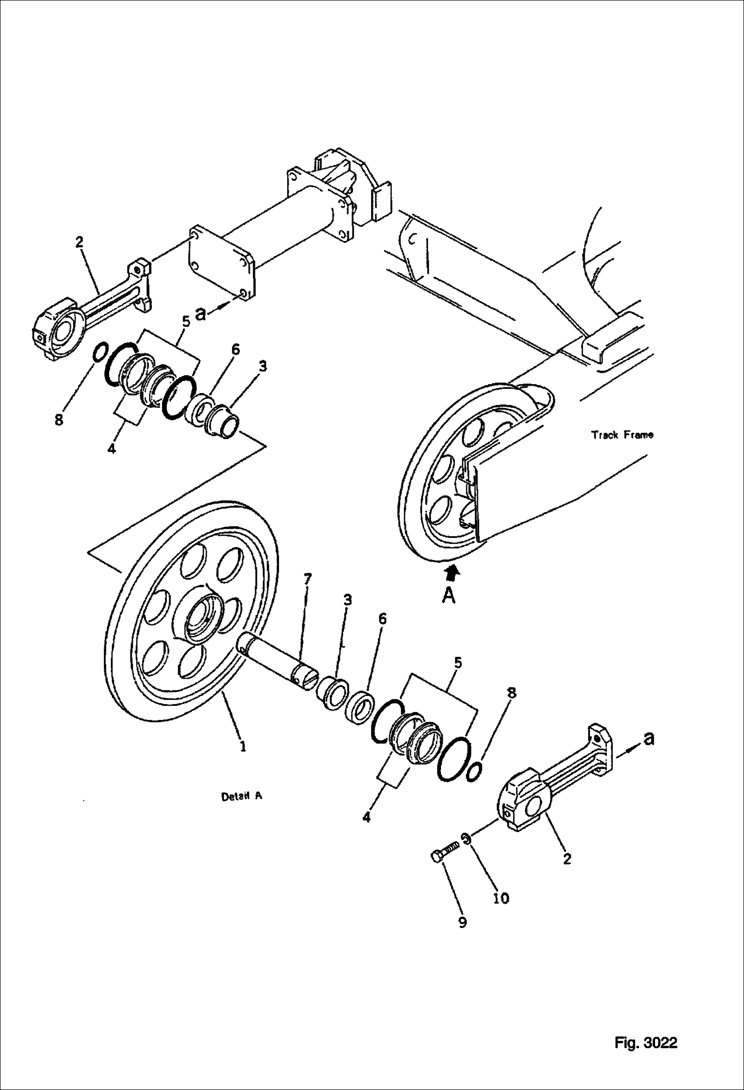 ПЕРЕДНЕЕ НАТЯЖНОЕ КОЛЕСО (ДЛЯ РЕЗИНОВОГО БАШМАКА) (ОПЦИЯ)