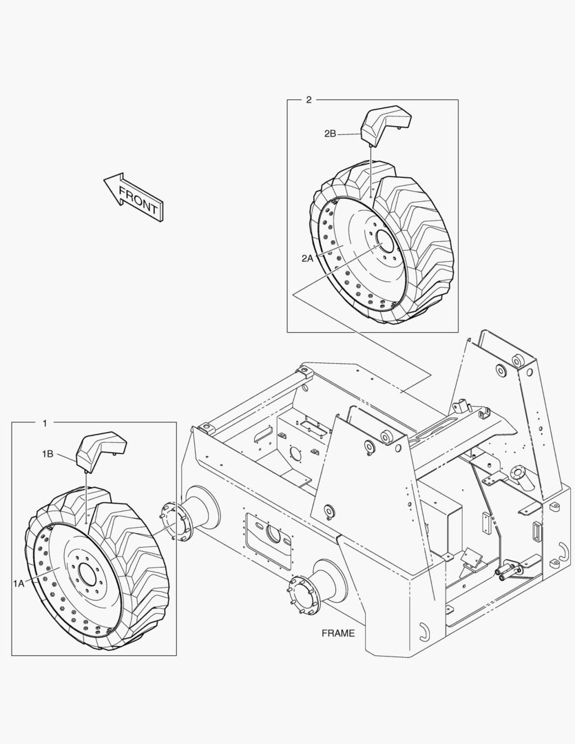 Спецтехника 6110 WHEEL ASS`Y-12Г—16.5 - главное фото
