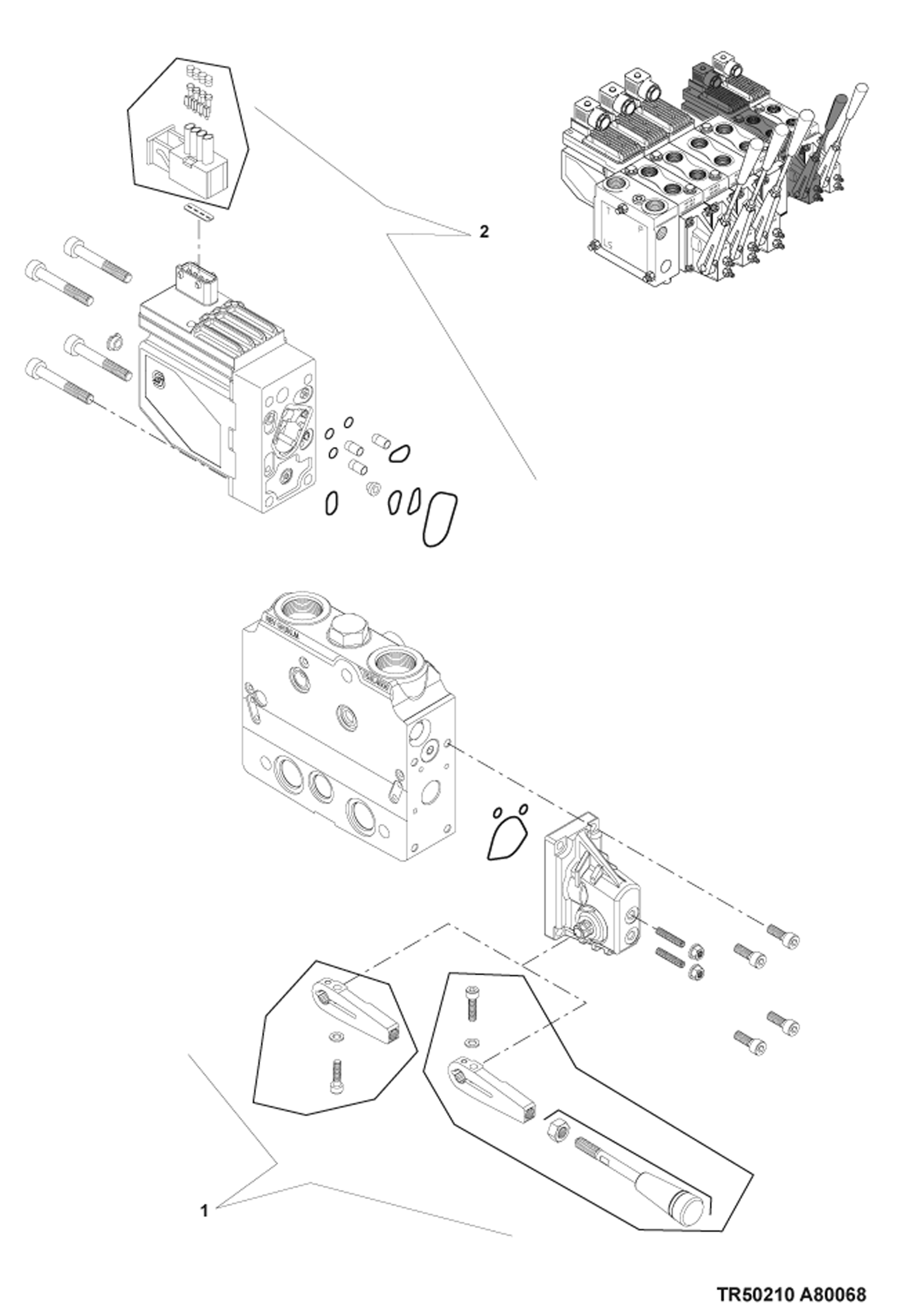 СЕКЦИЯ РАСПРЕДЕЛИТЕЛЯ (НАКЛОН) (СЕРИЙНЫЙ НОМЕР И ВЫШЕ)