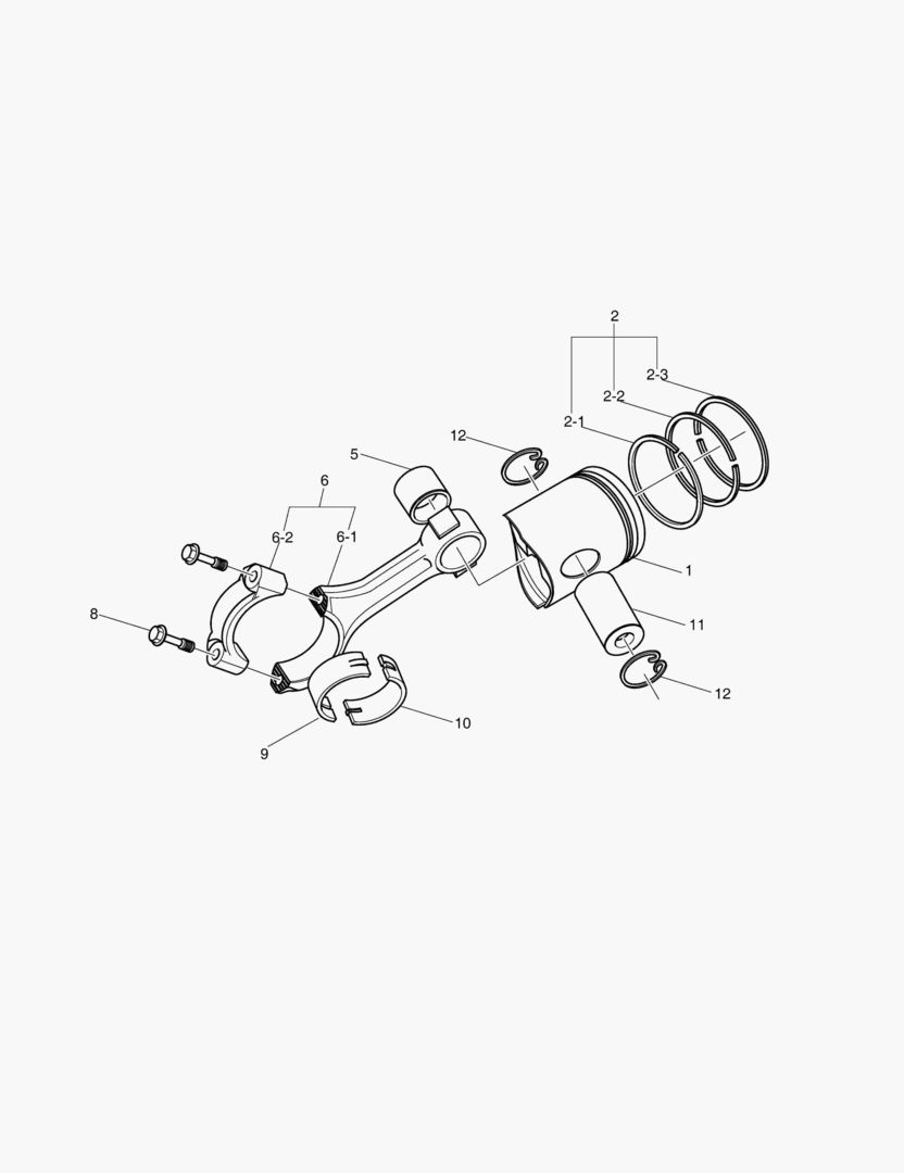 240 CONNECTING ROD PISTON