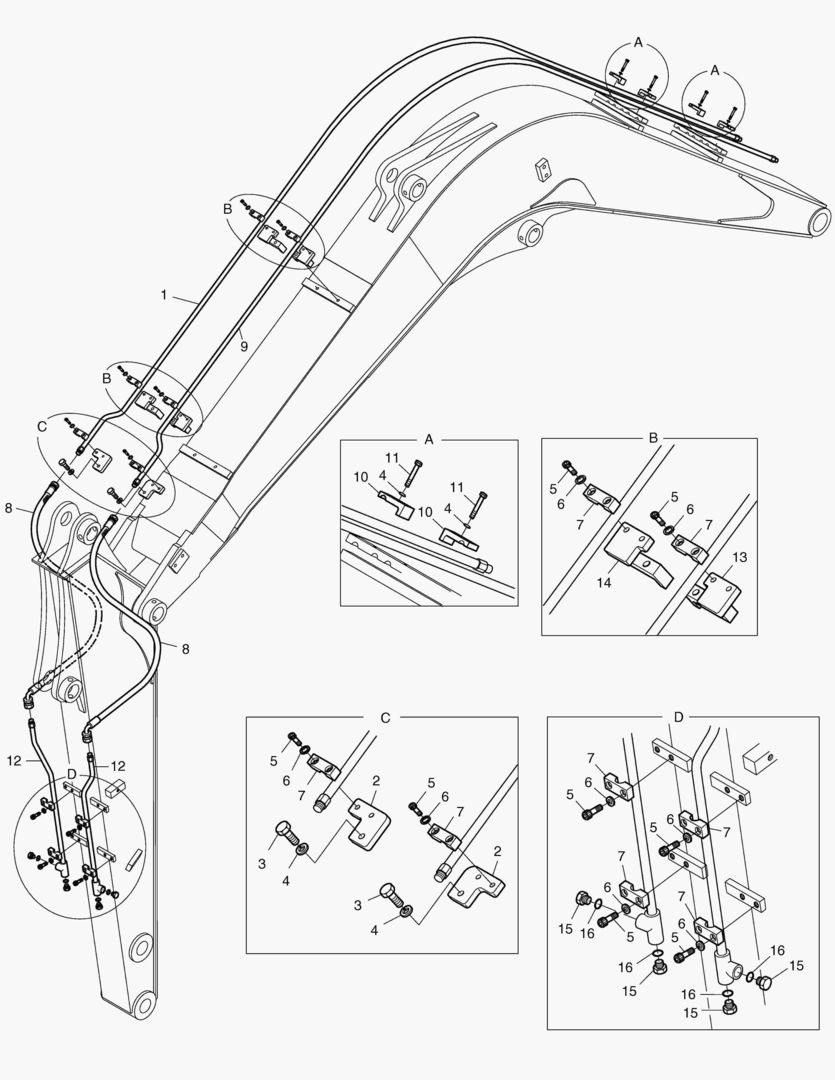 ПЕРЕДНИЙ ТРУБОПРОВОД-НАКЛОН