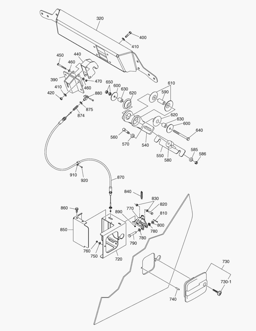 G300-20 BONNET LOCKING DEVICE [~ 8X0402 ]