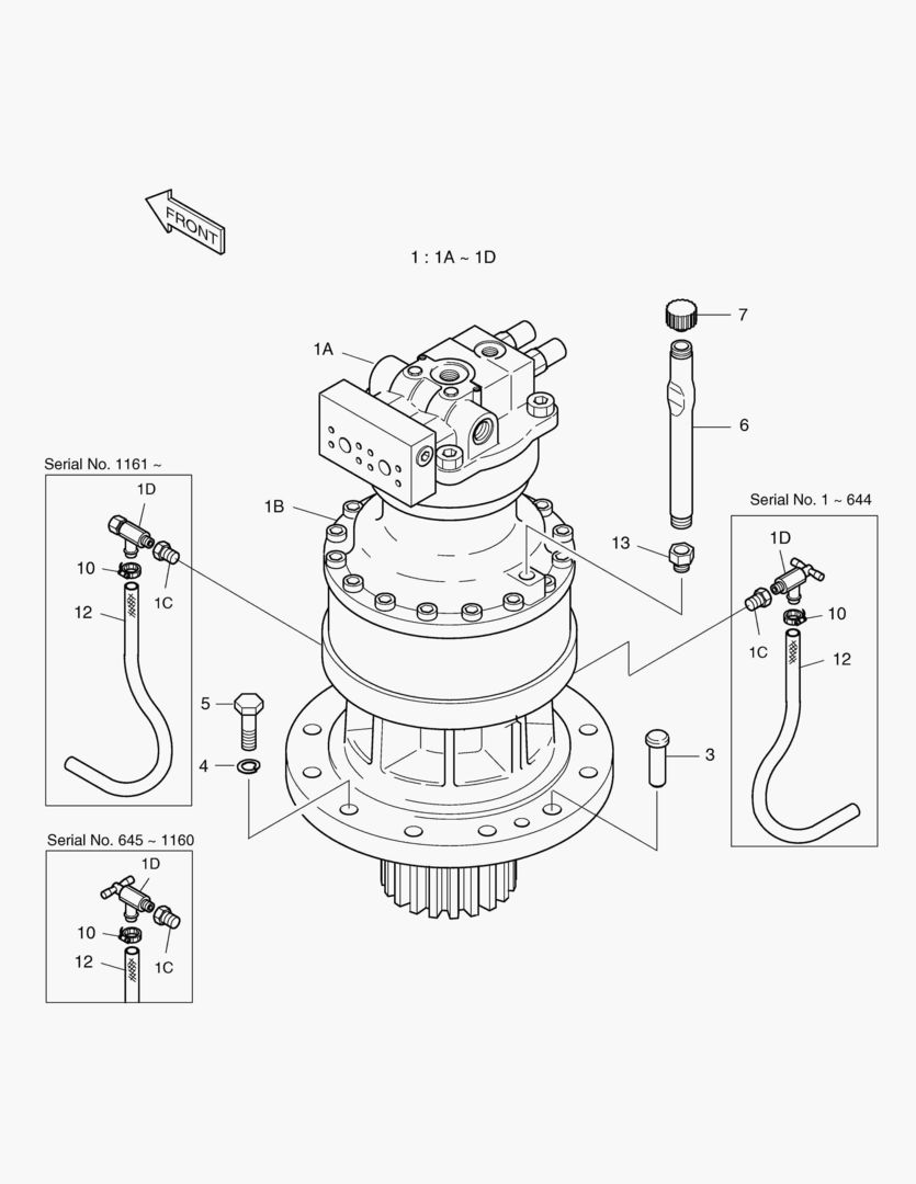 1201 SWING DEVICE ASS`Y [151~]
