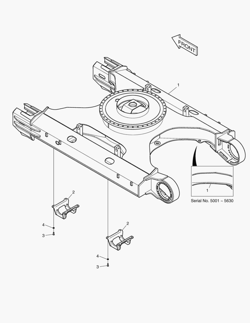 ПРЕДОХРАНИТЕЛЬ ГУСЕНИЦЫ-ШИРИНА ГУСЕНИЦЫ 3 м