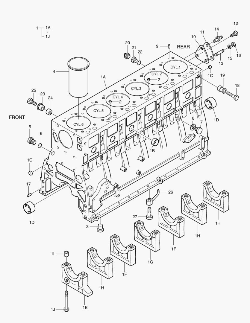 БЛОК ЦИЛИНДРОВ