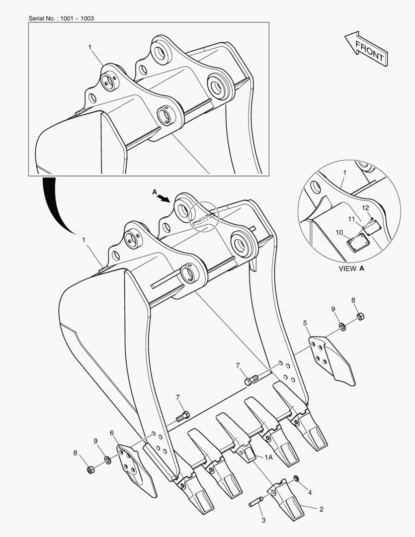 7020 BUCKET - 0.8mВі