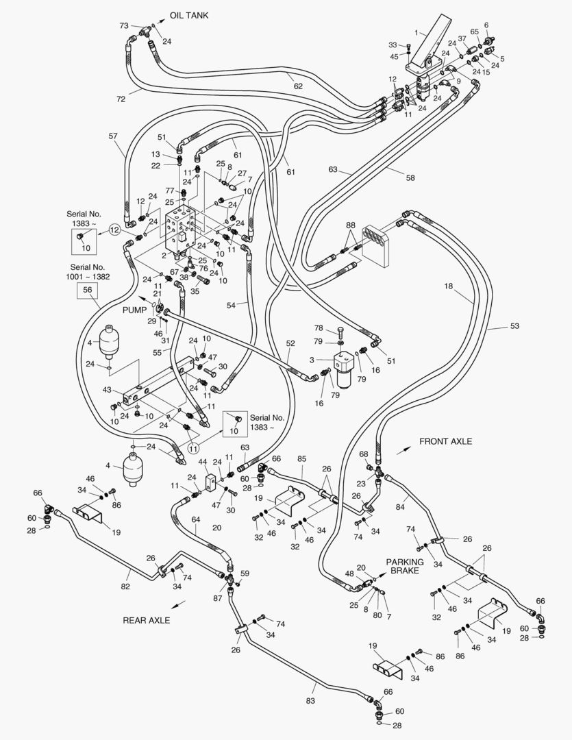 1236 BRAKE PIPING-LOCAL AXLE [1306~]