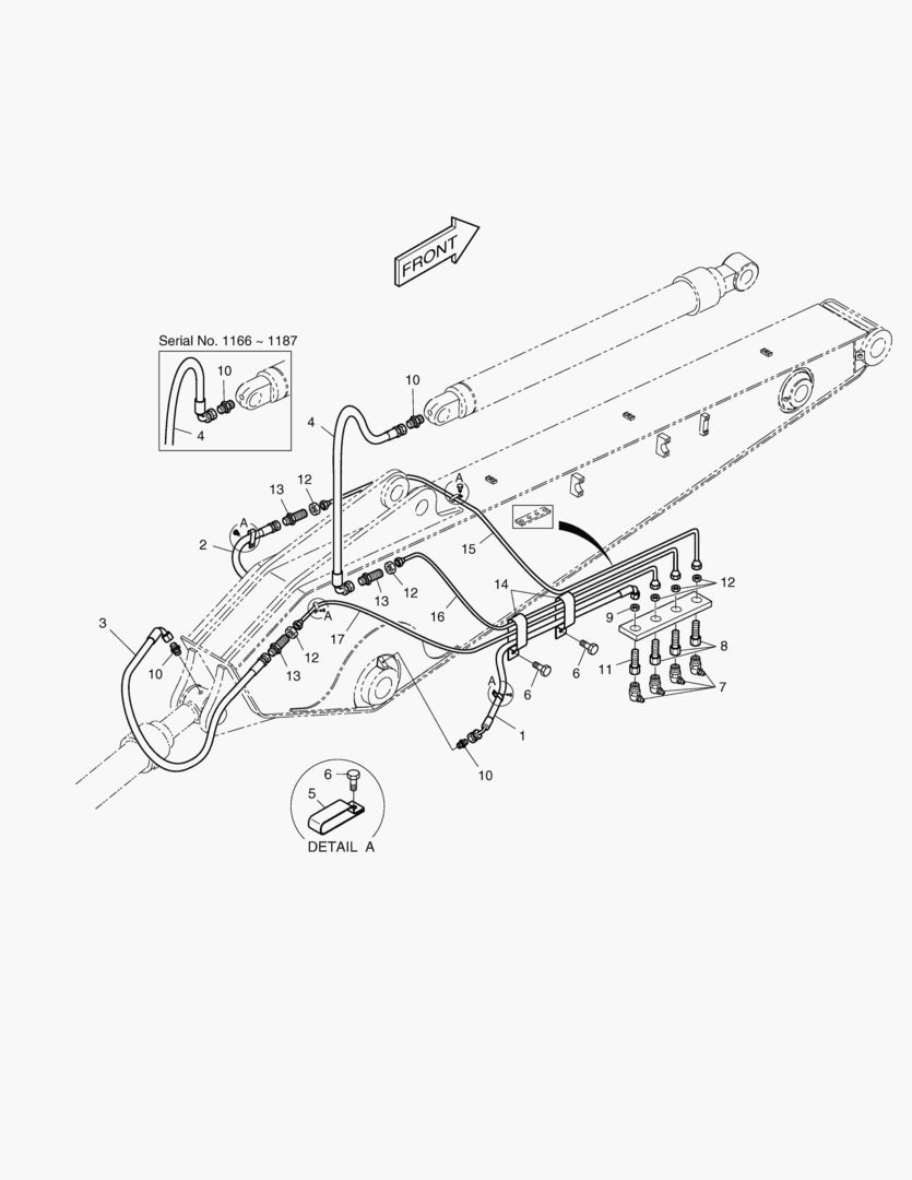 3150 LUBRICATOR PIPING-ARM [1166~1626]