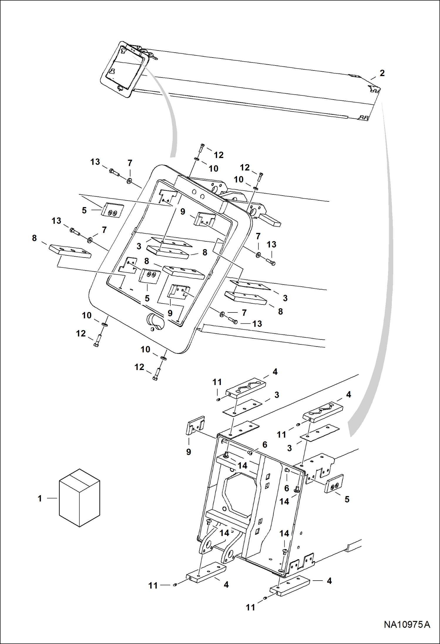 ПРОМЕЖУТОЧНАЯ СТРЕЛА (ЗАМЕНА) (СЕРИЙНЫЙ НОМЕР 366311001 И ВЫШЕ, 366611001 И ВЫШЕ)