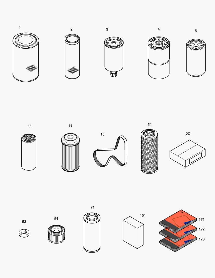 Схема 4110 SPARE PARTS