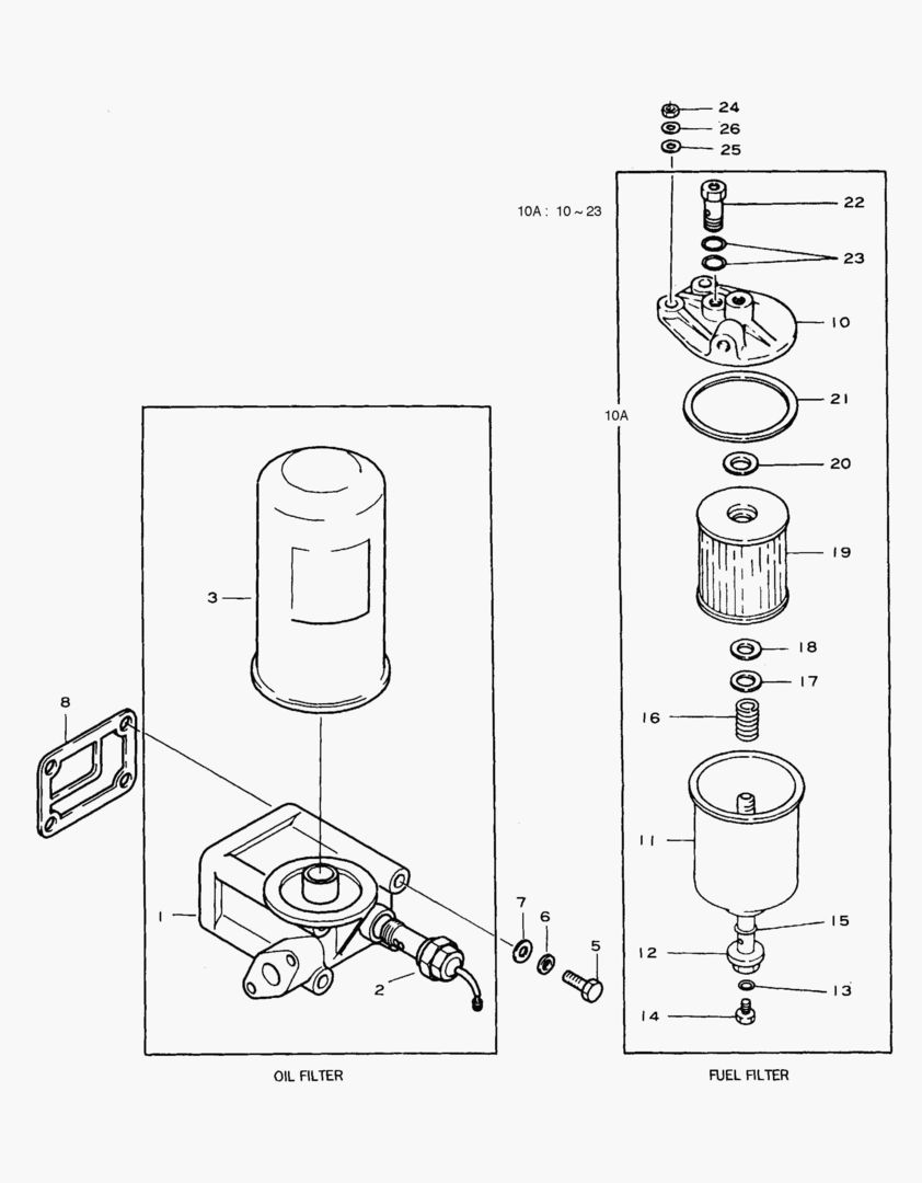 МАСЛЯНЫЙ ФИЛЬТР И ТОПЛИВНЫЙ ФИЛЬТР