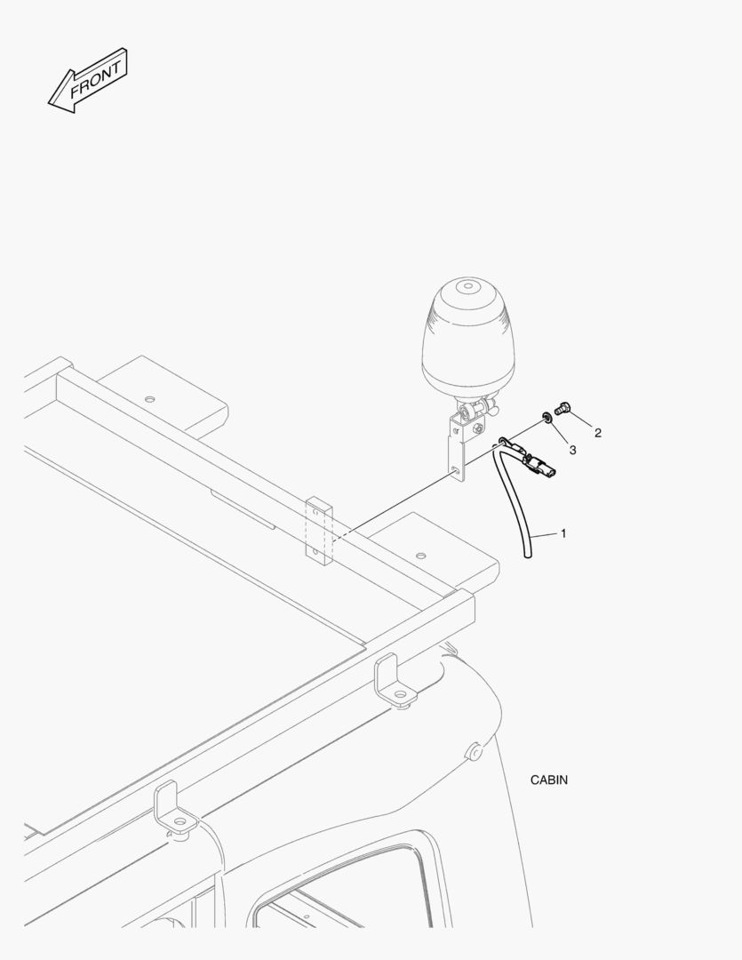 6630 ROTATING BEACON - WITH GUARD