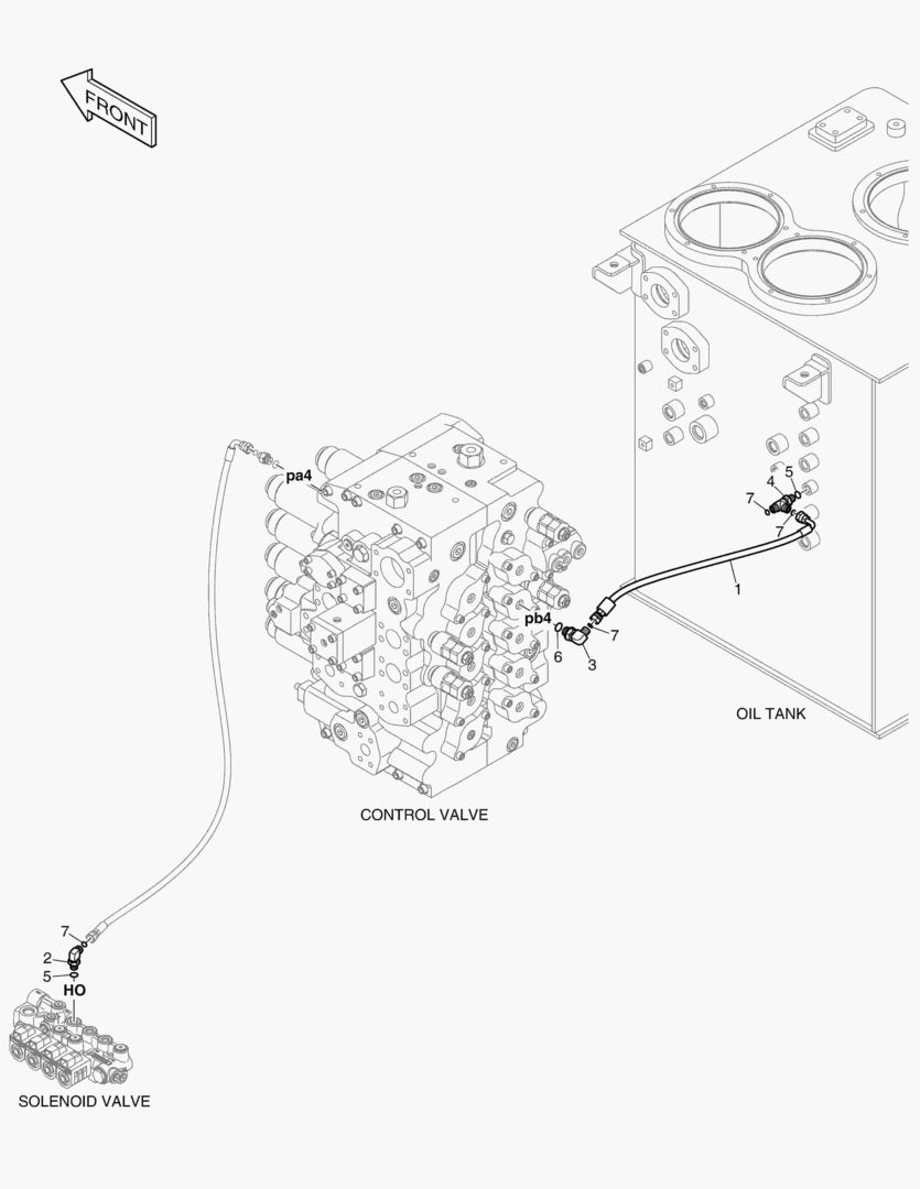 ТРУБОПРОВОД СЕРВОУПРАВЛЕНИЯ(7)