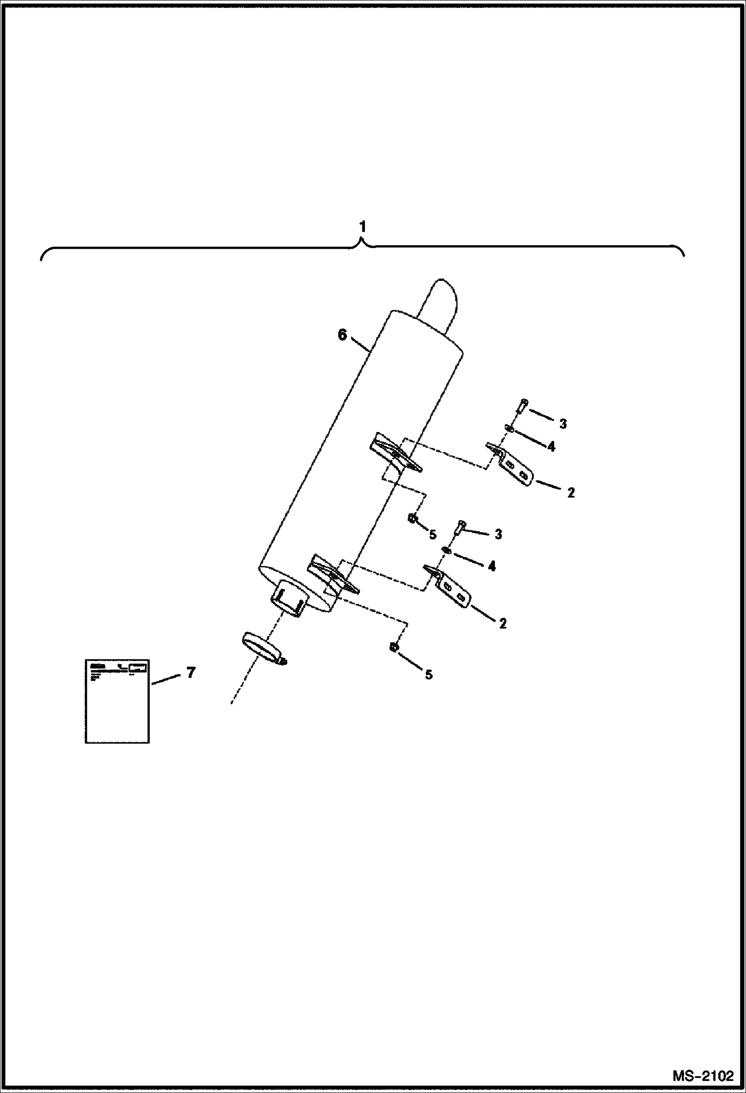 КОМПЛЕКТ ДЕТАЛЕЙ ДЛЯ ГЛУШИТЕЛЯ-ОЧИСТИТЕЛЯ