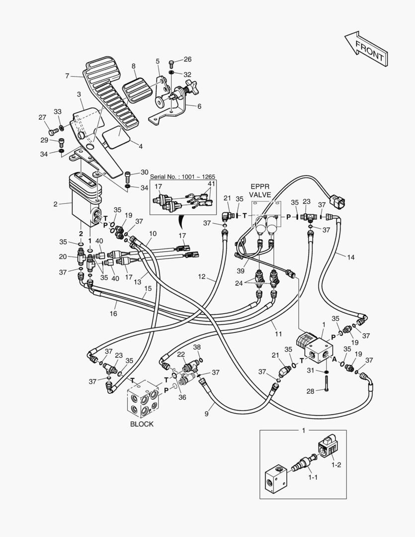 6220 PILOT PIPING - TWO WAY(WITH PEDAL)