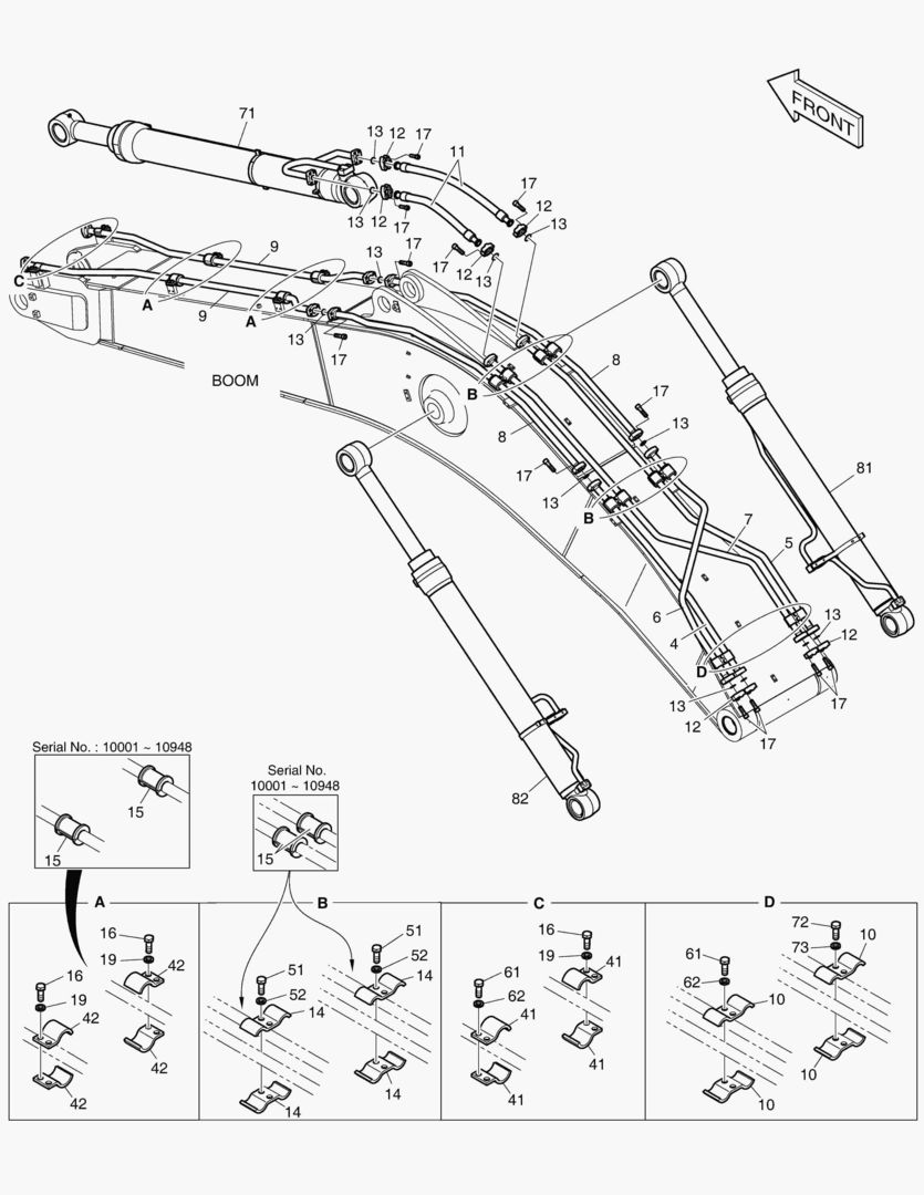 ГИДРОСИСТЕМА СТРЕЛЫ-7.1 м