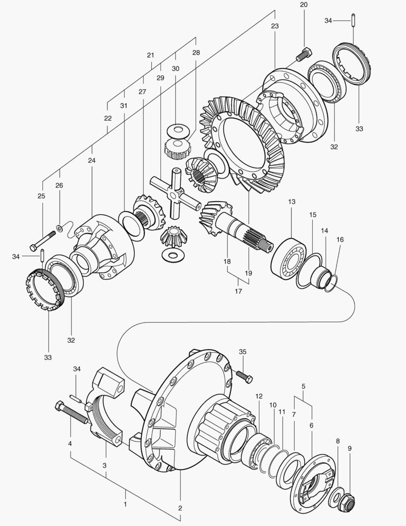 ПЕРЕДНИИ ШЕСТЕРНИ ДИФФЕРЕНЦИАЛА