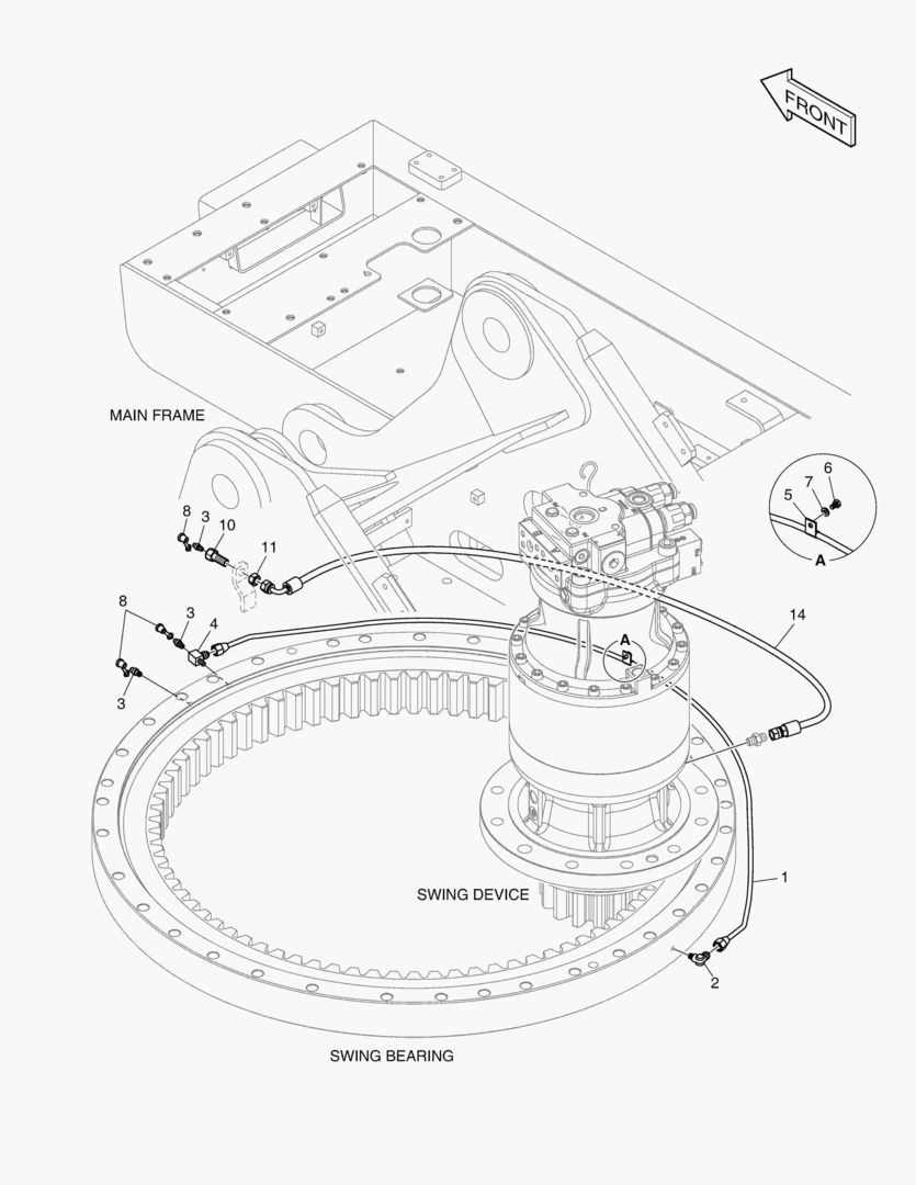 ТРУБОПРОВОД СМАЗОЧНОЙ СИСТЕМЫ