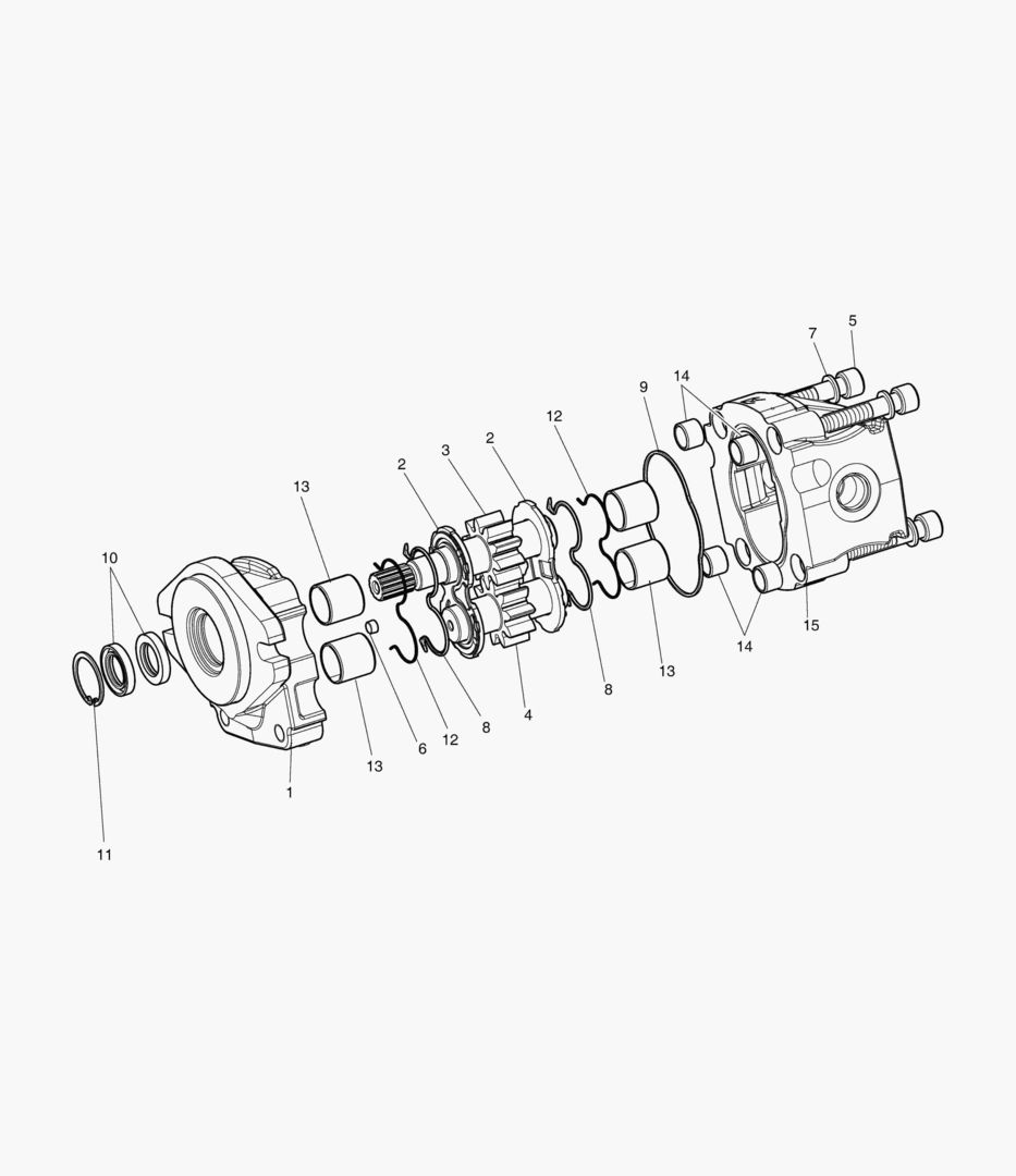 ШЕСТЕРЕННЫЙ НАСОС - ВРАЩАЮЩИЙСЯ