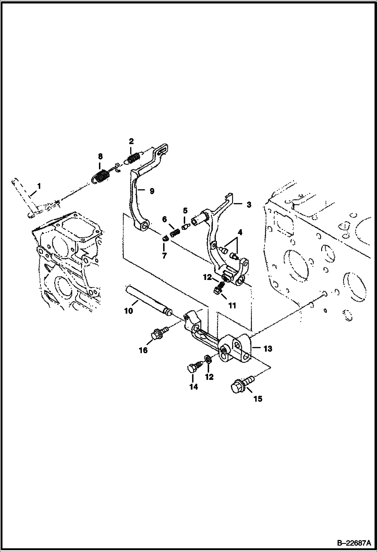 РЕГУЛЯТОРА ОБОРОТОВ (KUBOTA - V2003TMDI - TIER II)