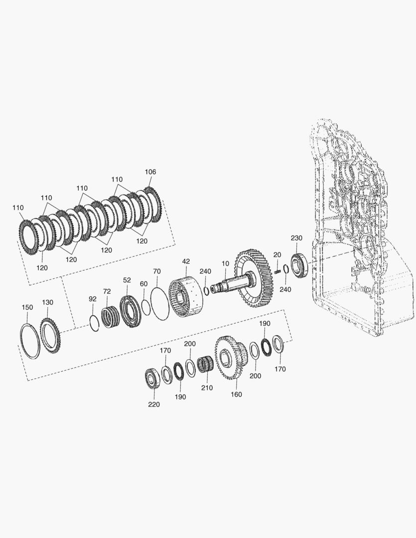 СЦЕПЛЕНИЕ - K3 - ТРАНСМИССИЯ