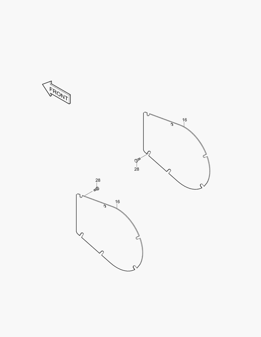 КРЫШКА ТРУБОПРОВОДА ХОДА