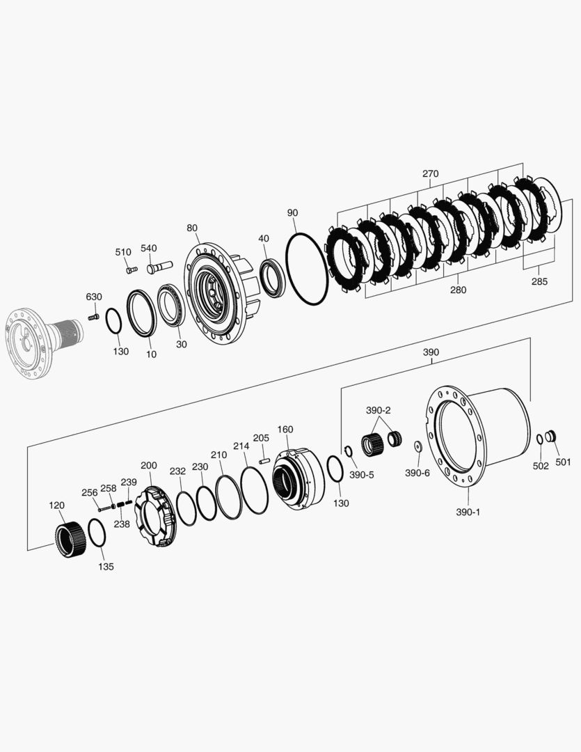 4561 OUTPUT - FRONT AXLE [1398~]