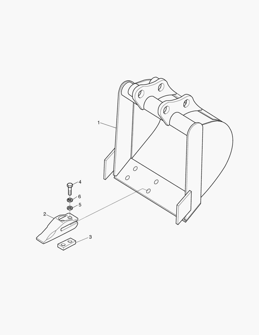 3110 BUCKET-0.35MВі