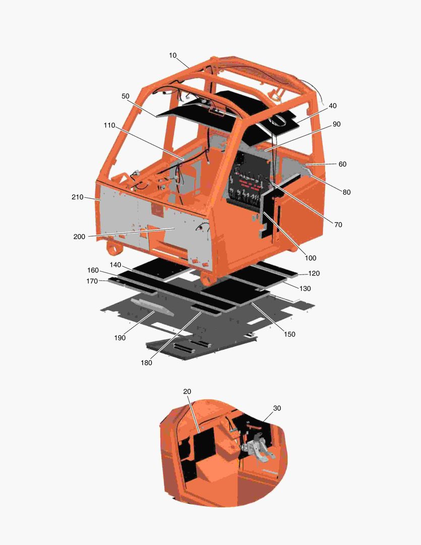 G310-4 CAB WITH INSULATION