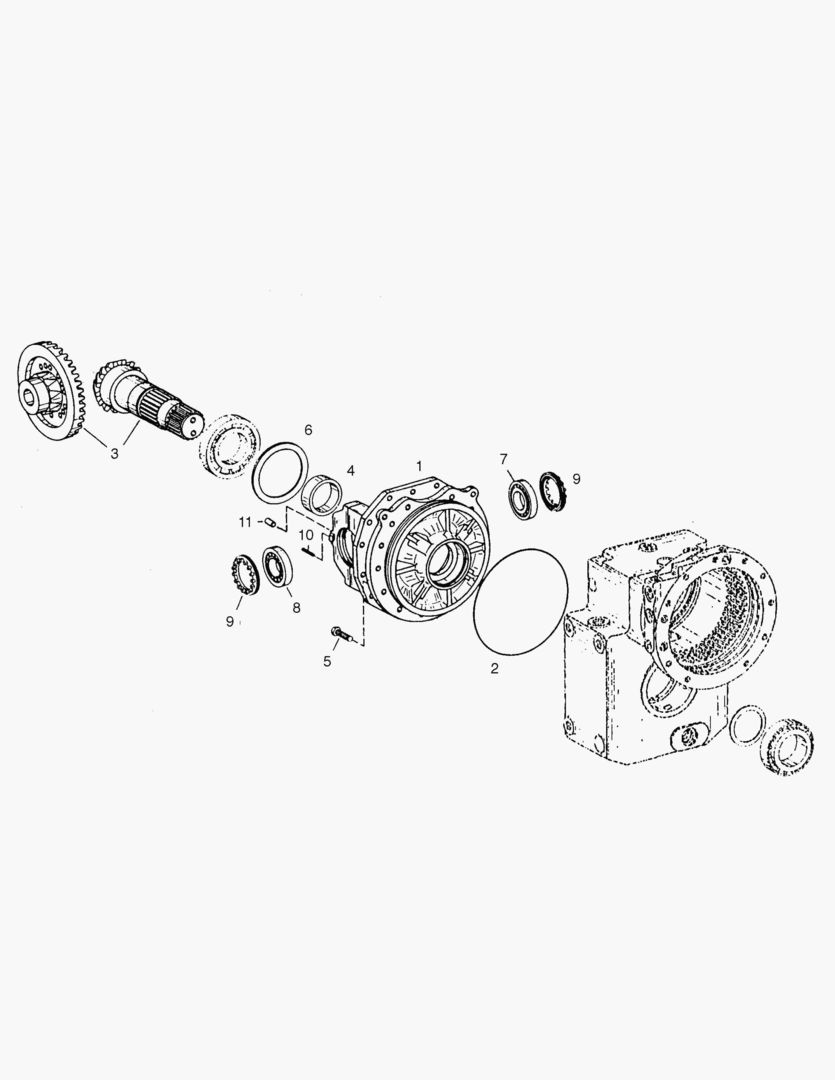 6930 DIFFERENTIAL CARRIER - TRANS.(2HL100) [296~365]