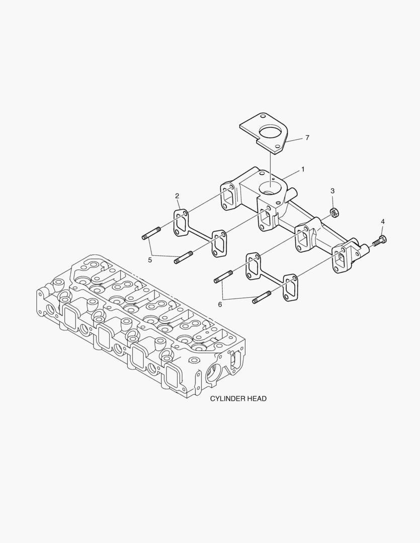 Спецтехника 025 EXHAUST MANIFOLD - главное фото