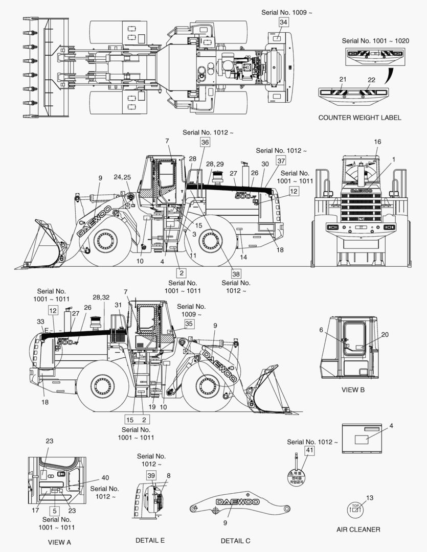 ЗАВОДСКАЯ ТАБЛИЧКА-КОРЕЯ