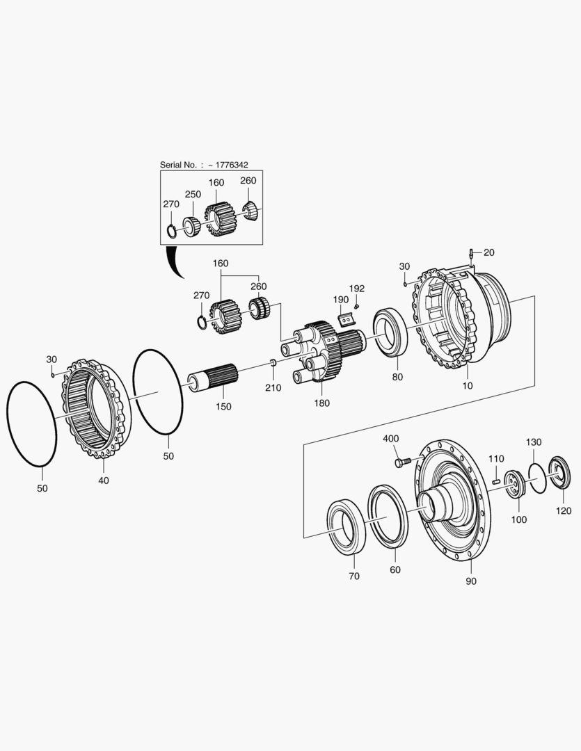 Спецтехника 3340 OUTPUT - FRONT AXLE [3001~10381] - главное фото