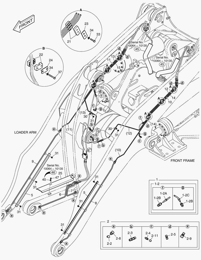 6090 LUBRICATION PIPING - LONG BOOM(1) [10064~]