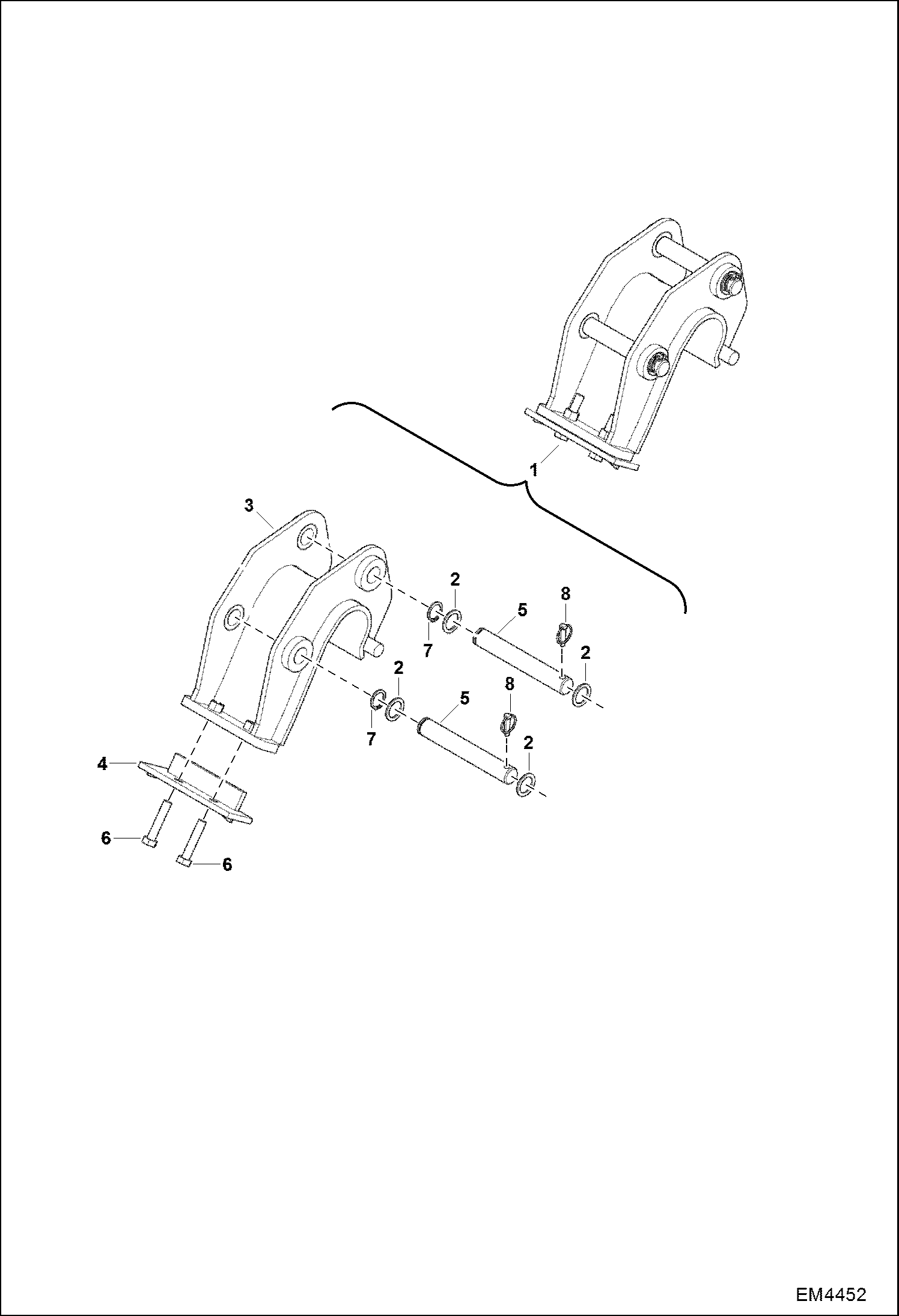 ЭКСКАВАТОР-ПОГРУЗЧИК (СМЕННЫЙ) (СЕРИЙНЫЙ НОМЕР A6TW00101 И ВЫШЕ)