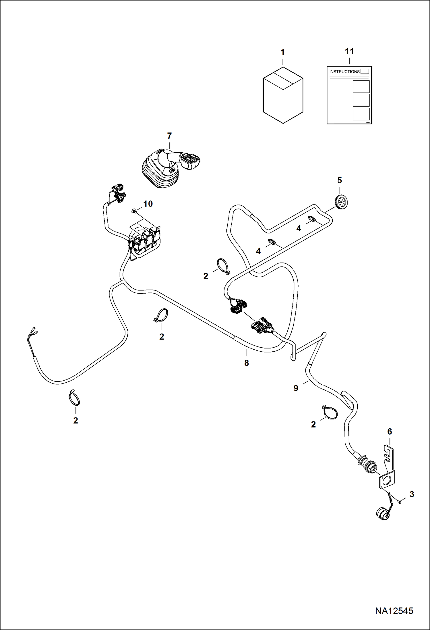 КОМПЛЕКТ УСТРОЙСТВА УПРАВЛЕНИЯ НАВЕСНЫМ ОБОРУДОВАНИЕМ