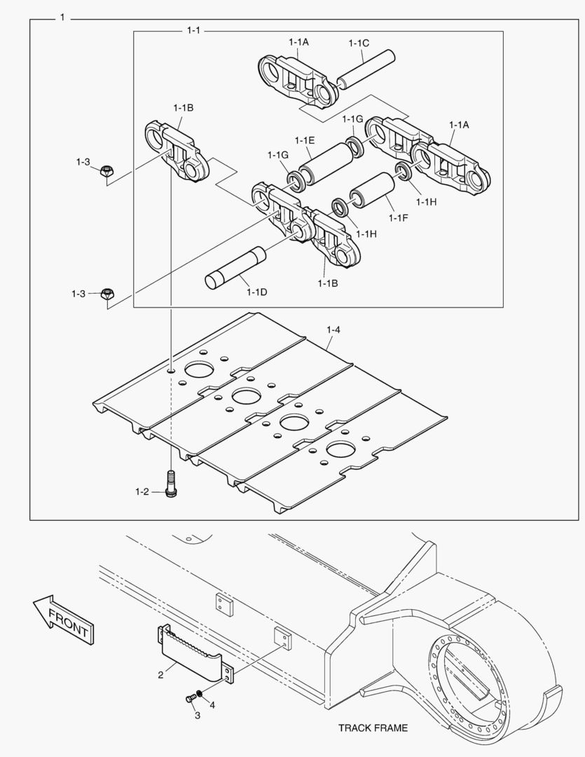 Спецтехника 7131 TRACK SHOE - 600G(DOUBLE GROUSER) [5312~] - главное фото