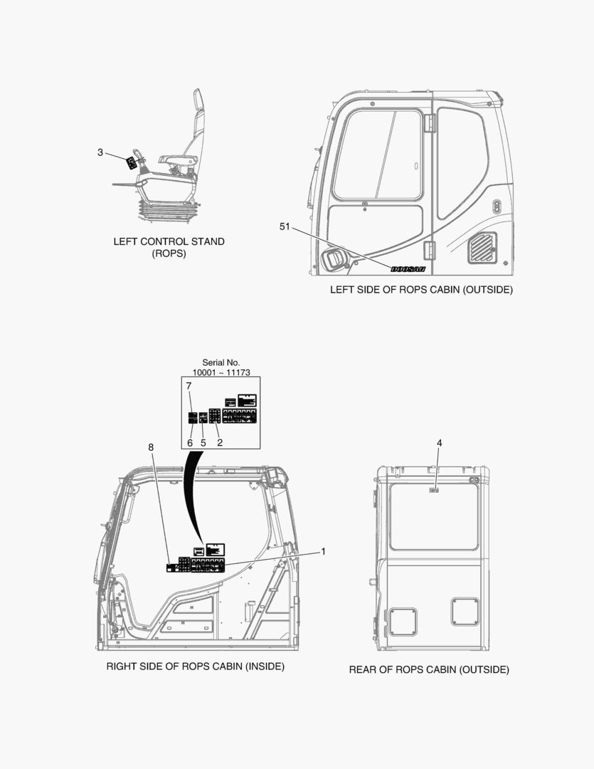 ЗАВОДСКАЯ ТАБЛИЧКА - КАБИНА