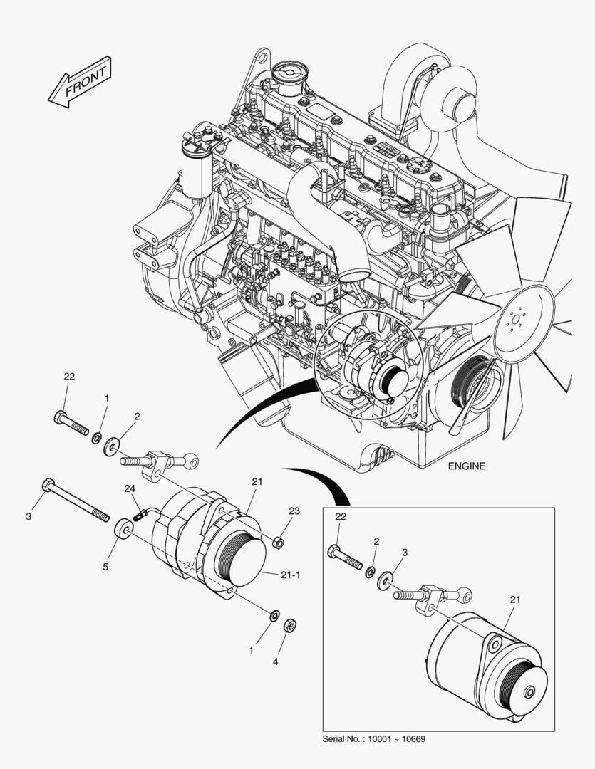 Схема УСТАНОВКА ГЕНЕРАТОРА ПЕРЕМЕННОГО ТОКА