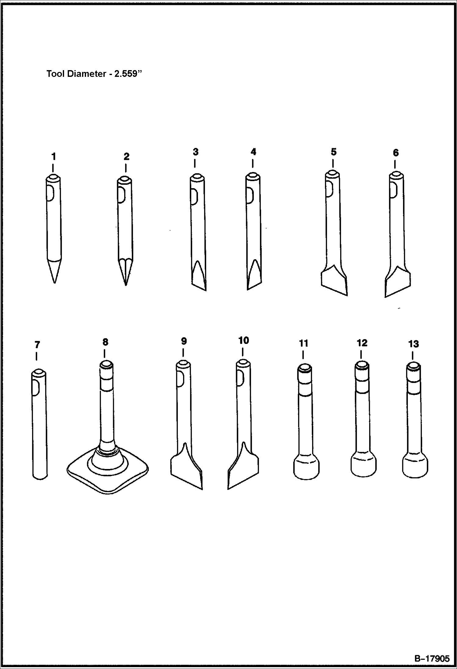 ГИДРОМОЛОТ (ИНСТРУМЕНТЫ) (B850) (B950)