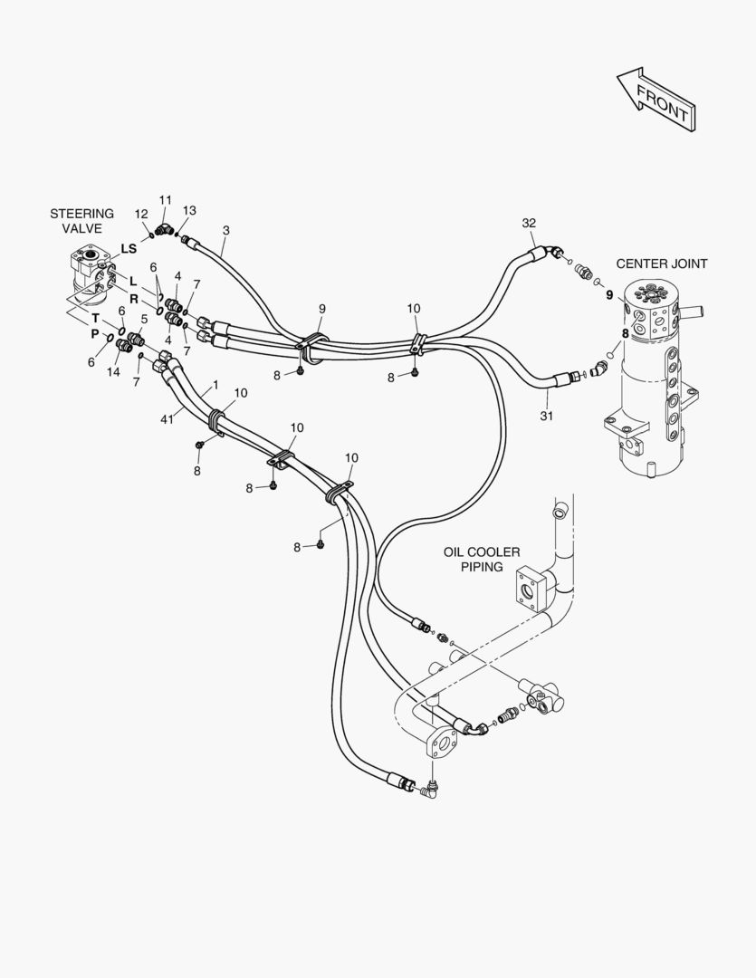 ПАТРУБКИ РУЛЕВОГО УПРАВЛЕНИЯ(2)