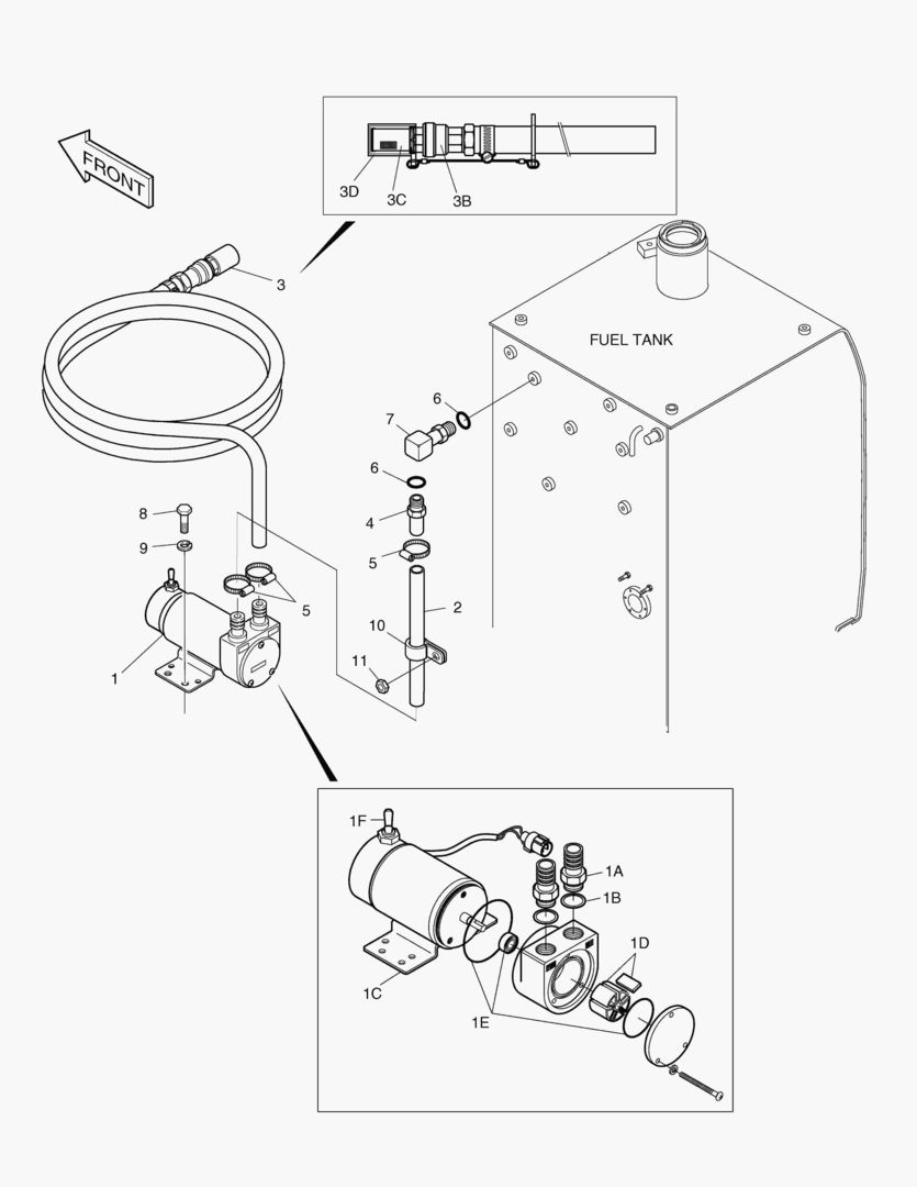 Спецтехника НАСОС ЗАЛИВНОЙ ГОРЛОВИНЫ ТОПЛИВА В СБОРЕ - главное фото