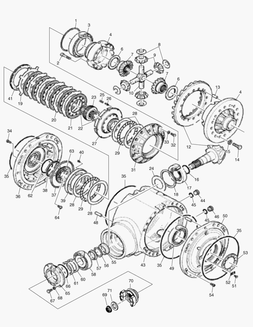 G090-10 DIFFERENTIAL ASS`Y [~7X1020]