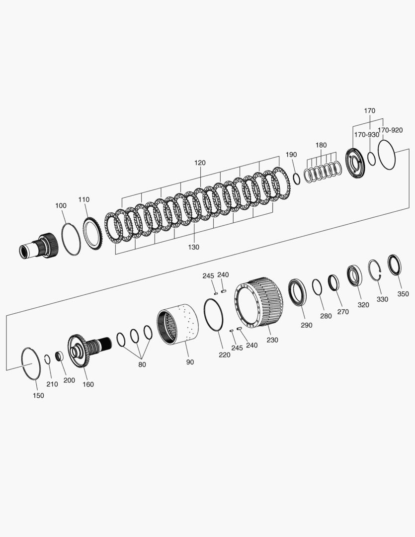 G070-270 DIFFERENTIAL - OUTPUT GEAR