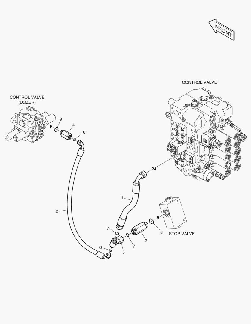 ГЛАВНАЯ МАГИСТРАЛЬ - 2 НАСОСА(БУЛЬДОЗЕР)