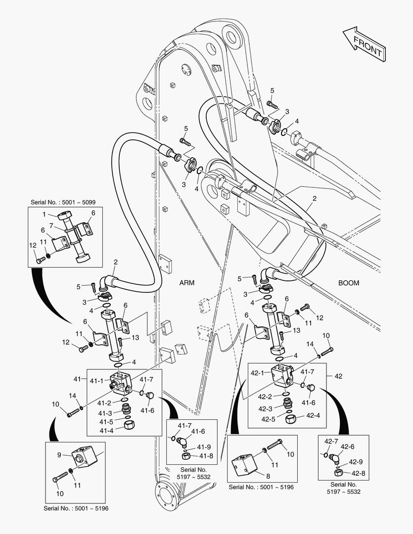 Спецтехника 6960 ARM PIPING - ARM 2.3m(ONE & TWO WAY) - главное фото