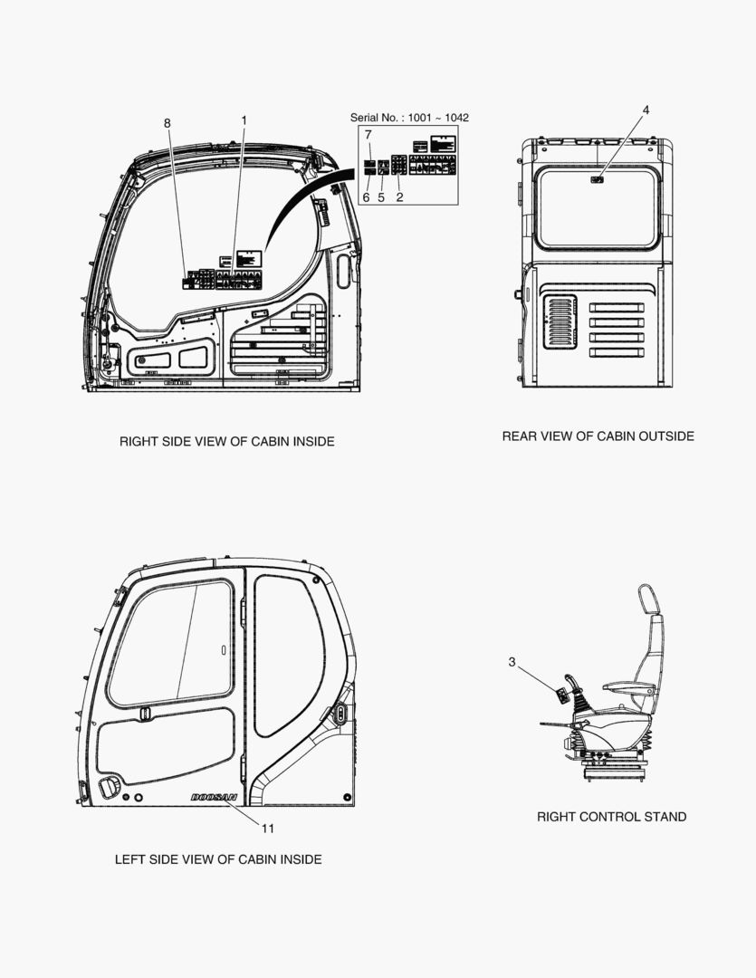 ЗАВОДСКАЯ ТАБЛИЧКА - КАБИНА