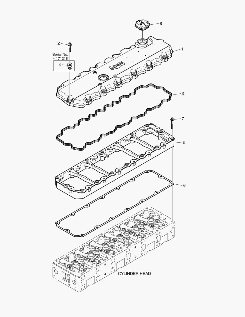 КРЫШКА ГОЛОВКИ ЦИЛИНДРА