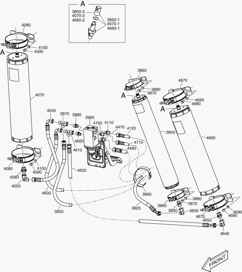 G190-190 BRAKE VALVE AND ACCUMULATORS
