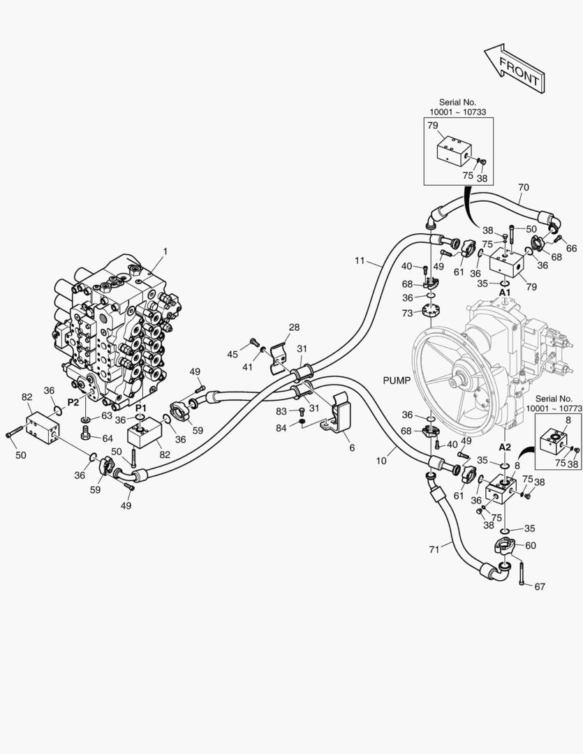 1270 MAIN PIPING(1) - PUMP(R TYPE)